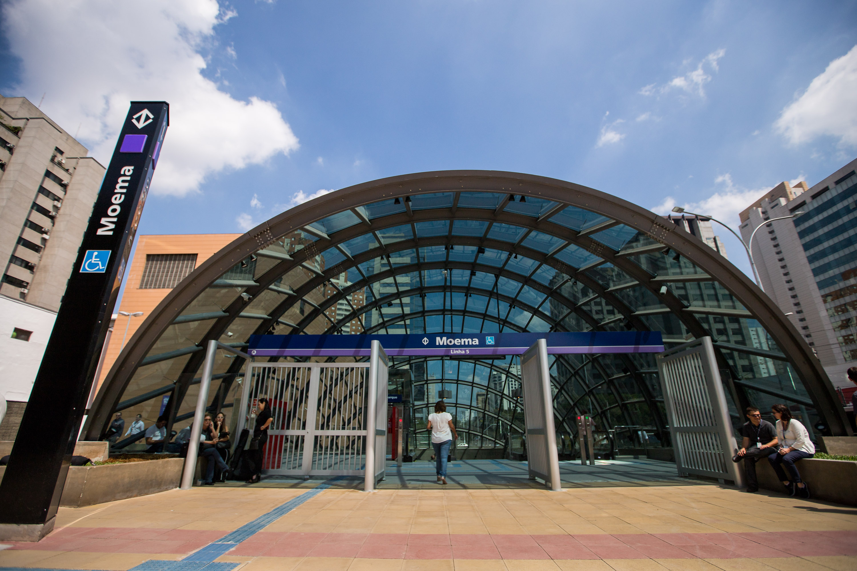 Metrô inicia operações da estação Moema, da Linha 5-Lilás
